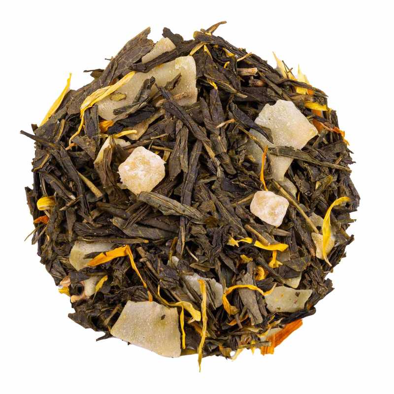 [V/TF/00004/02] Pina colada, Thé vert (50 grammes)