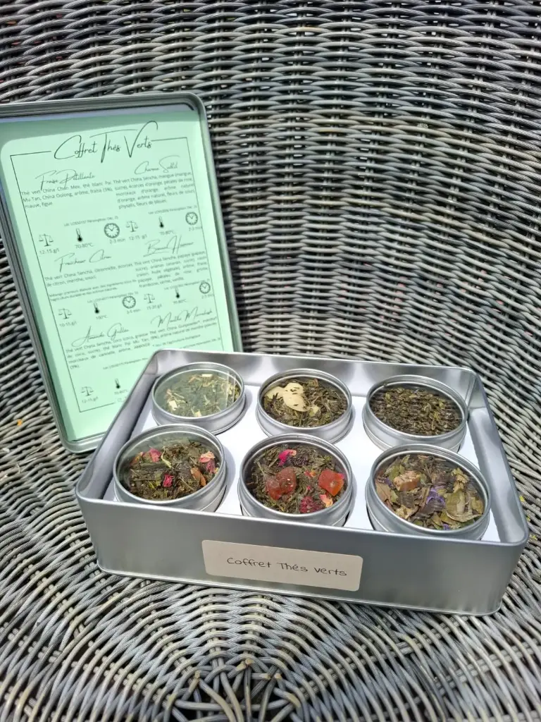 Coffret thés verts